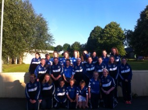 The girls heading off on their long journey to Derry Fri morning 20th June 2014