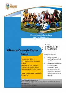 Kilkenny Easter camp 2016